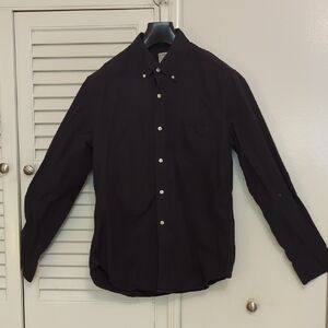 J. Crew Men's Dark Button-Down Shirt